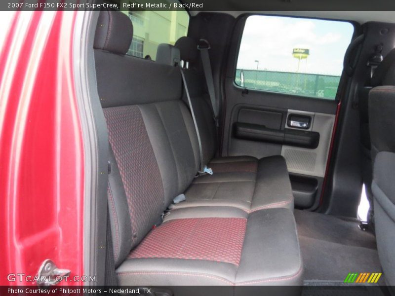 Redfire Metallic / Black/Red 2007 Ford F150 FX2 Sport SuperCrew