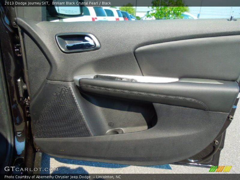 Brilliant Black Crystal Pearl / Black 2013 Dodge Journey SXT