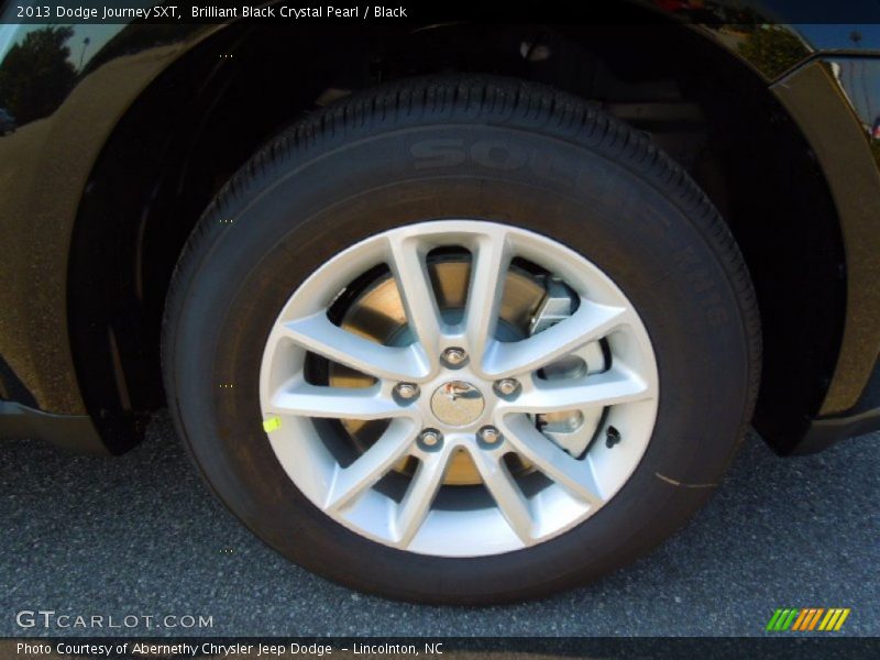 Brilliant Black Crystal Pearl / Black 2013 Dodge Journey SXT