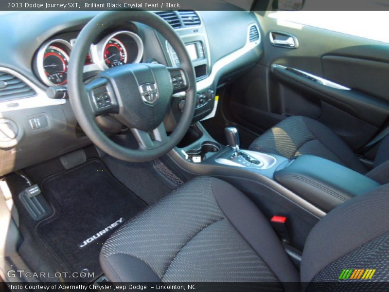 Brilliant Black Crystal Pearl / Black 2013 Dodge Journey SXT