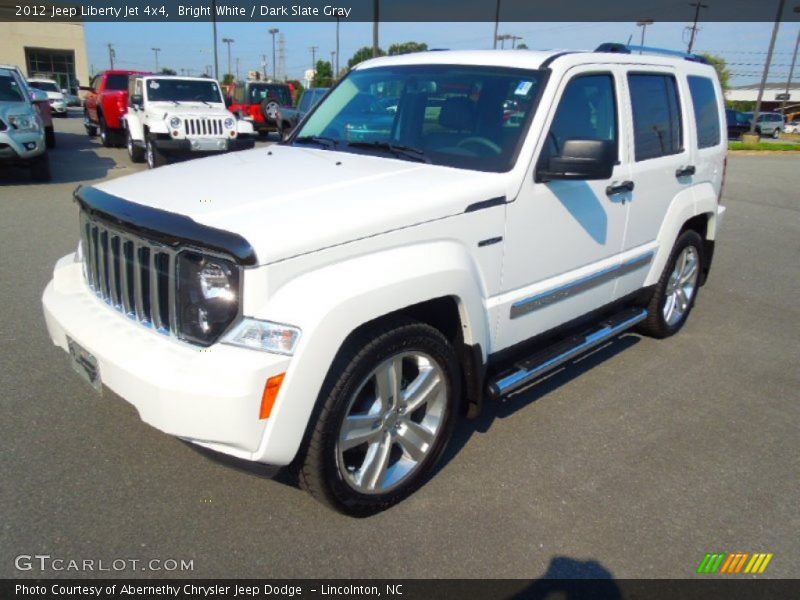Bright White / Dark Slate Gray 2012 Jeep Liberty Jet 4x4