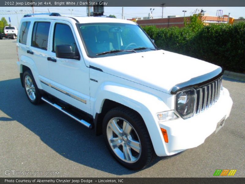 Bright White / Dark Slate Gray 2012 Jeep Liberty Jet 4x4