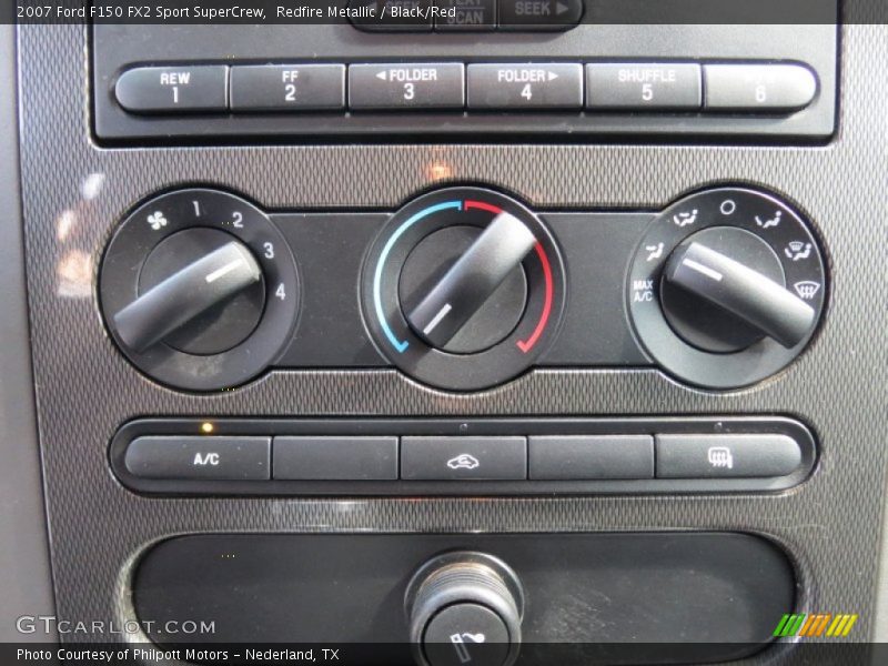 Redfire Metallic / Black/Red 2007 Ford F150 FX2 Sport SuperCrew