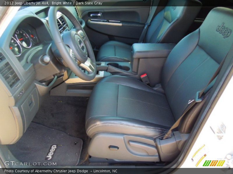 Bright White / Dark Slate Gray 2012 Jeep Liberty Jet 4x4