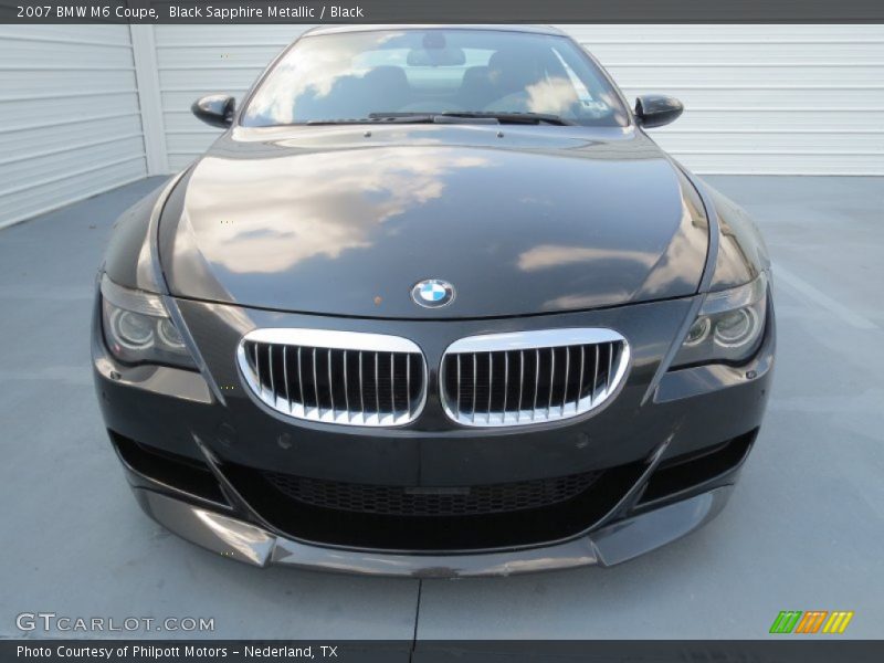 Black Sapphire Metallic / Black 2007 BMW M6 Coupe