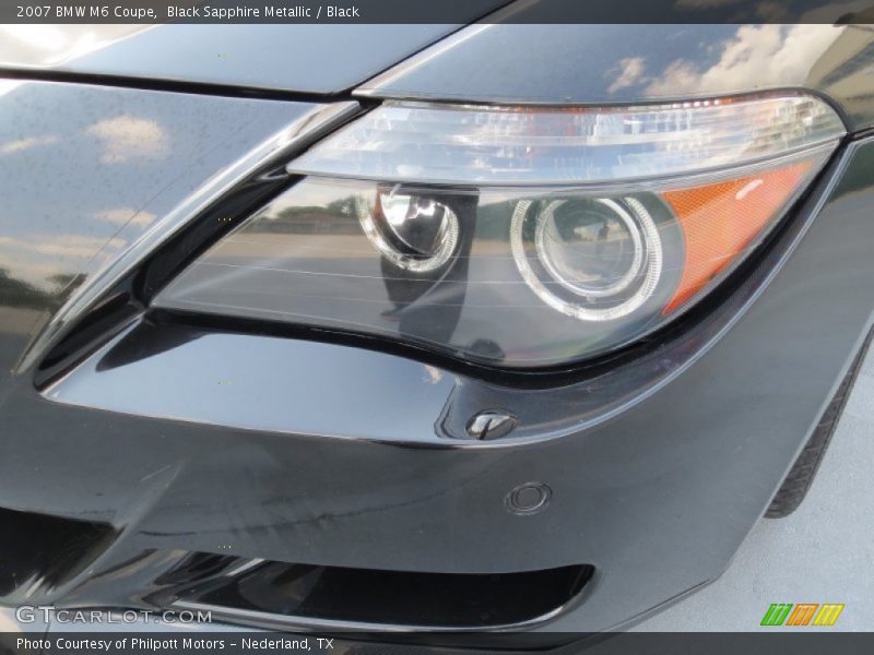 Black Sapphire Metallic / Black 2007 BMW M6 Coupe