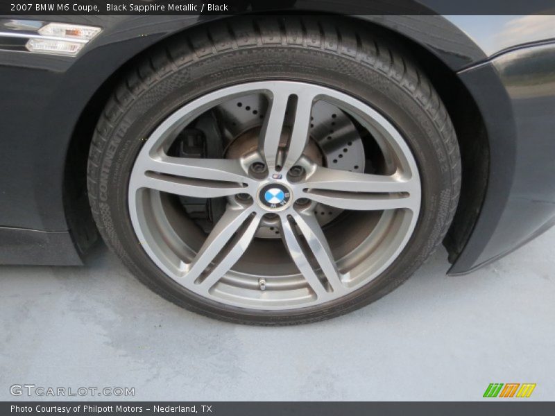 Black Sapphire Metallic / Black 2007 BMW M6 Coupe