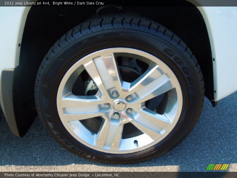 Bright White / Dark Slate Gray 2012 Jeep Liberty Jet 4x4