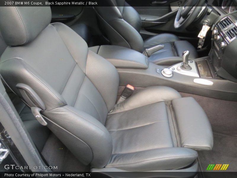  2007 M6 Coupe Black Interior