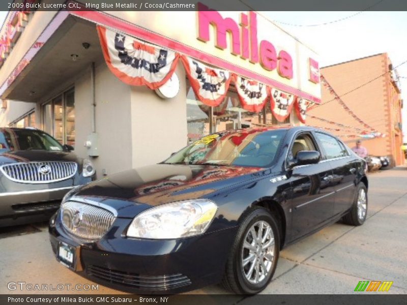 Ming Blue Metallic / Cocoa/Cashmere 2009 Buick Lucerne CXL