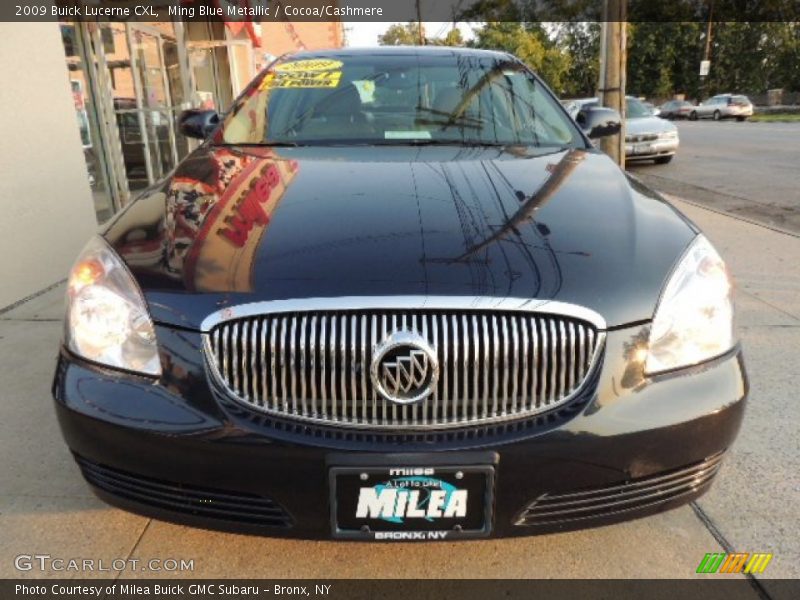 Ming Blue Metallic / Cocoa/Cashmere 2009 Buick Lucerne CXL