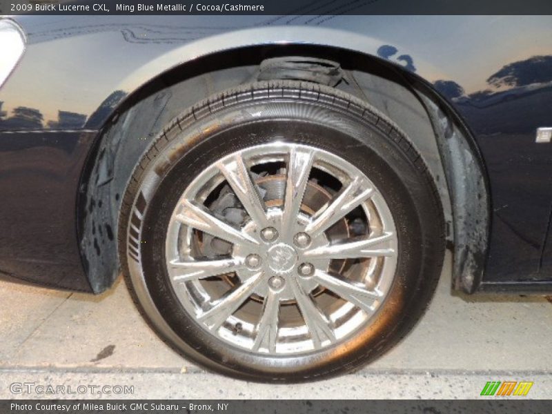 Ming Blue Metallic / Cocoa/Cashmere 2009 Buick Lucerne CXL