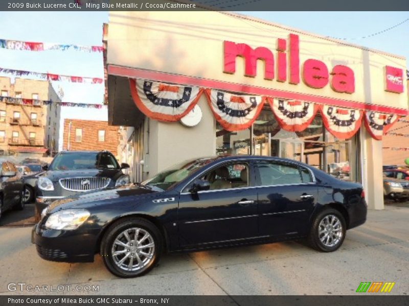 Ming Blue Metallic / Cocoa/Cashmere 2009 Buick Lucerne CXL