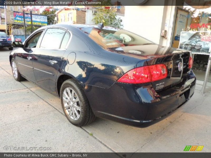 Ming Blue Metallic / Cocoa/Cashmere 2009 Buick Lucerne CXL