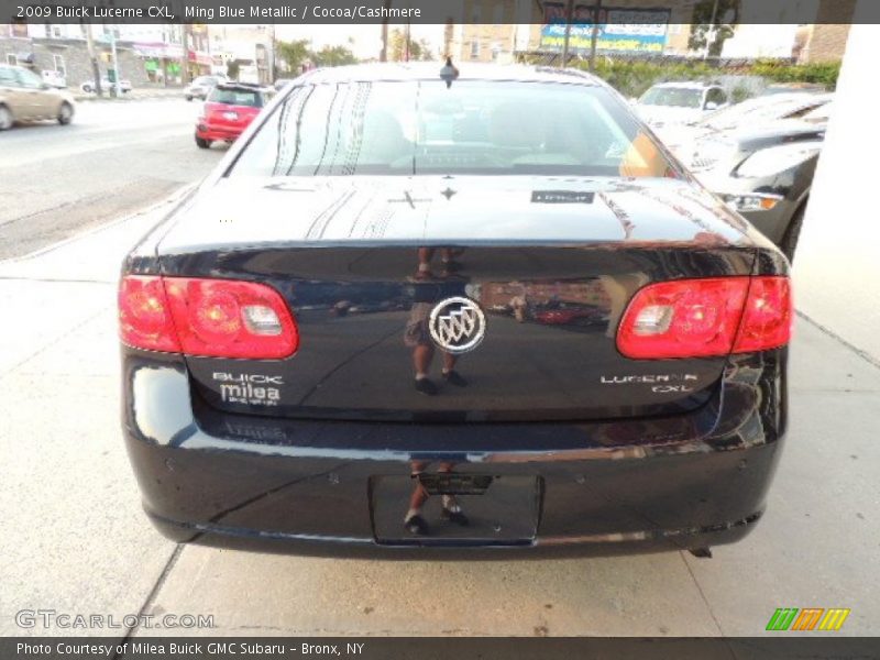 Ming Blue Metallic / Cocoa/Cashmere 2009 Buick Lucerne CXL