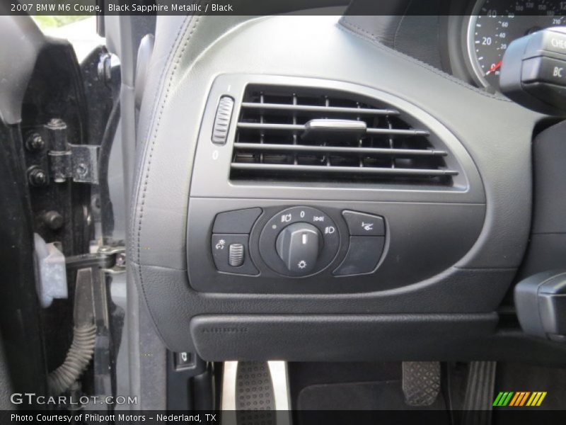 Controls of 2007 M6 Coupe