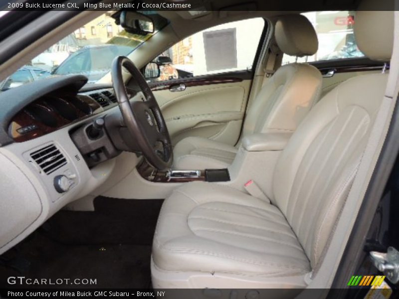 Ming Blue Metallic / Cocoa/Cashmere 2009 Buick Lucerne CXL