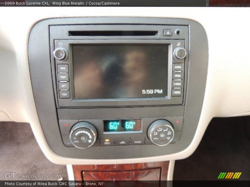 Ming Blue Metallic / Cocoa/Cashmere 2009 Buick Lucerne CXL