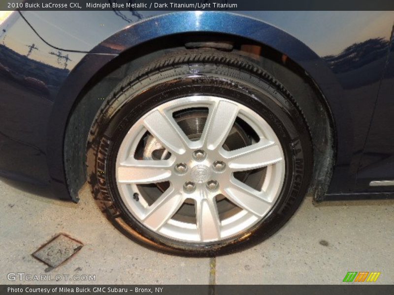 Midnight Blue Metallic / Dark Titanium/Light Titanium 2010 Buick LaCrosse CXL