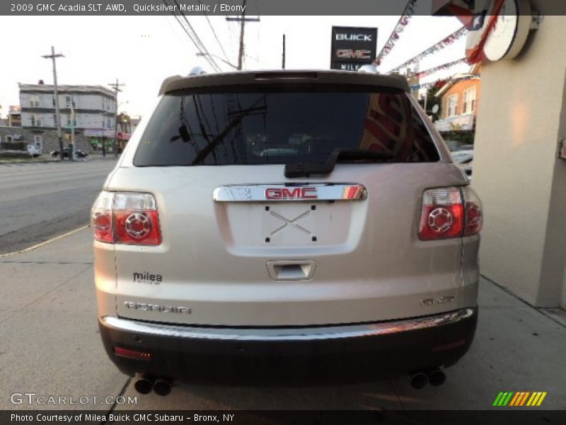 Quicksilver Metallic / Ebony 2009 GMC Acadia SLT AWD