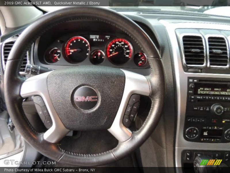 Quicksilver Metallic / Ebony 2009 GMC Acadia SLT AWD
