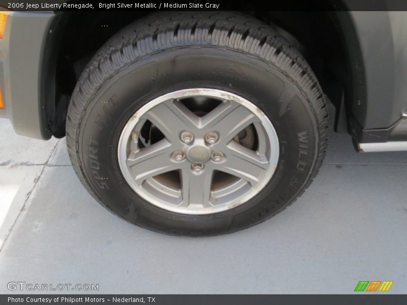 Bright Silver Metallic / Medium Slate Gray 2006 Jeep Liberty Renegade