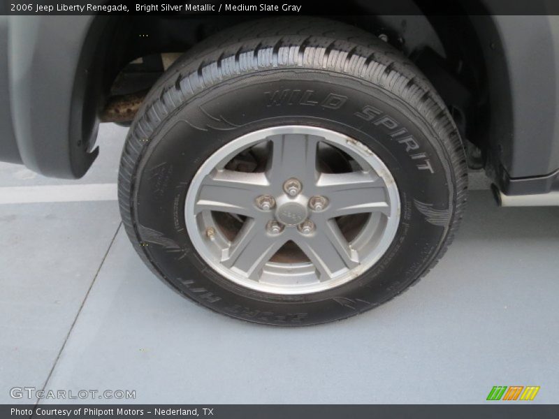 Bright Silver Metallic / Medium Slate Gray 2006 Jeep Liberty Renegade
