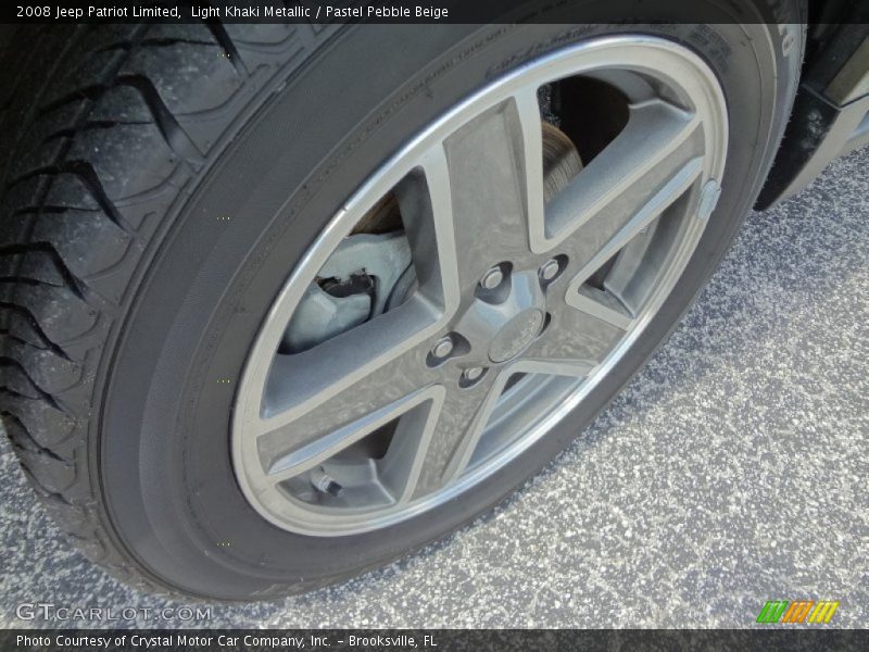 Light Khaki Metallic / Pastel Pebble Beige 2008 Jeep Patriot Limited