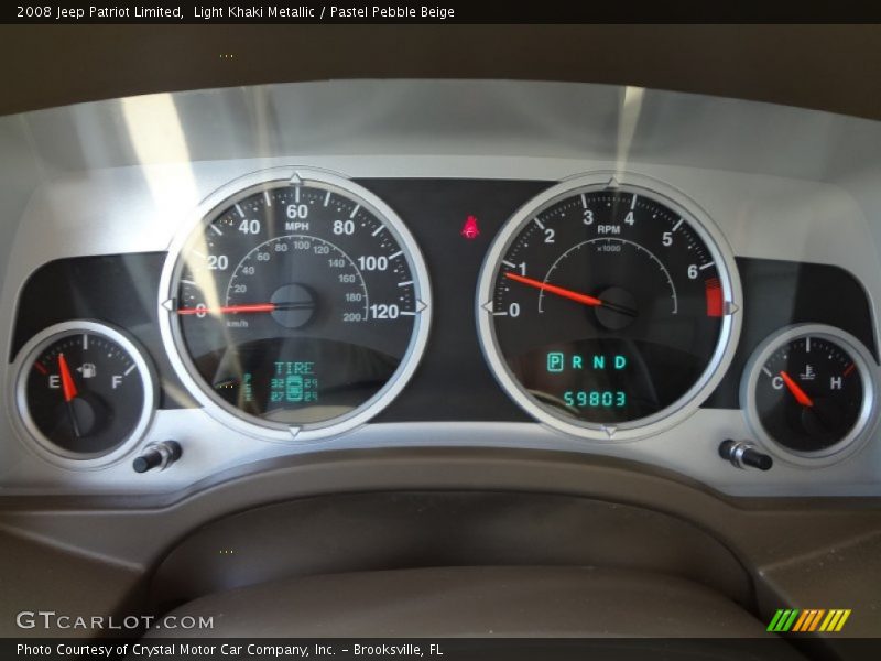 Light Khaki Metallic / Pastel Pebble Beige 2008 Jeep Patriot Limited