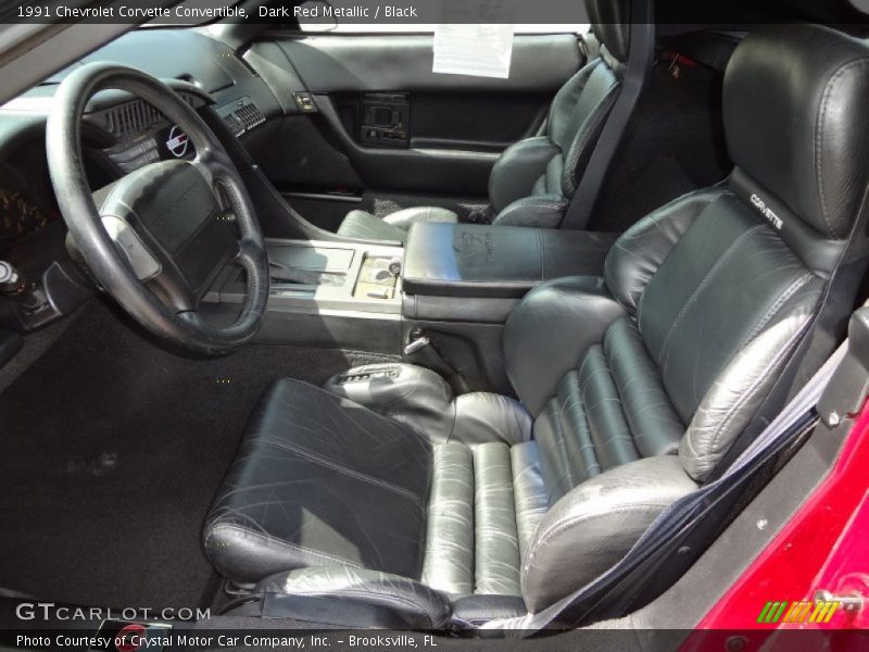 Front Seat of 1991 Corvette Convertible