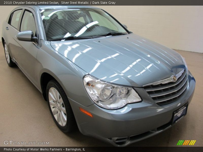 Silver Steel Metallic / Dark Slate Gray 2010 Chrysler Sebring Limited Sedan