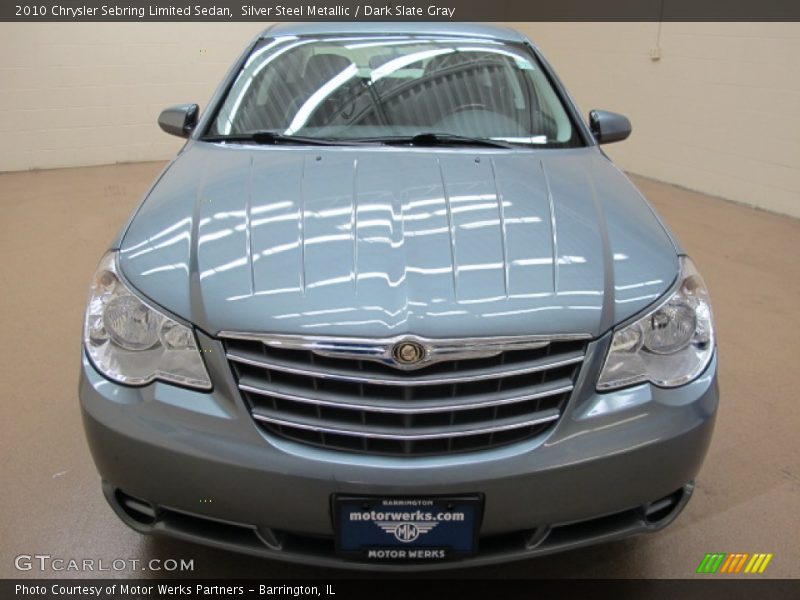 Silver Steel Metallic / Dark Slate Gray 2010 Chrysler Sebring Limited Sedan