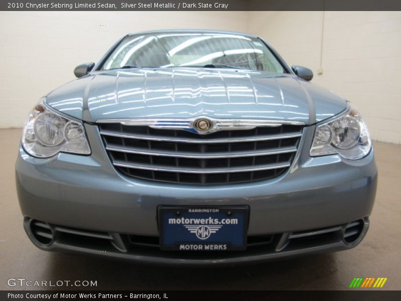 Silver Steel Metallic / Dark Slate Gray 2010 Chrysler Sebring Limited Sedan