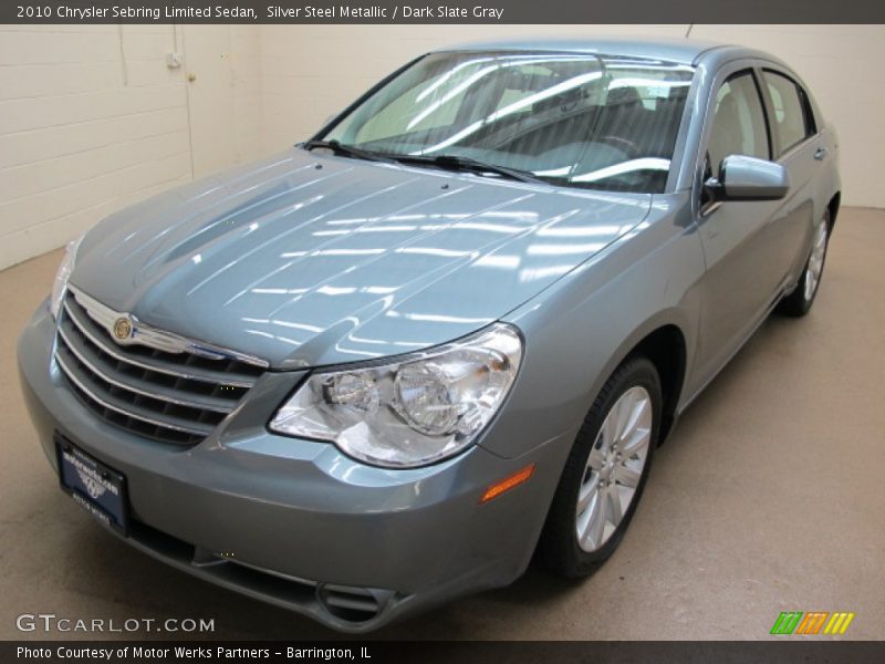 Silver Steel Metallic / Dark Slate Gray 2010 Chrysler Sebring Limited Sedan