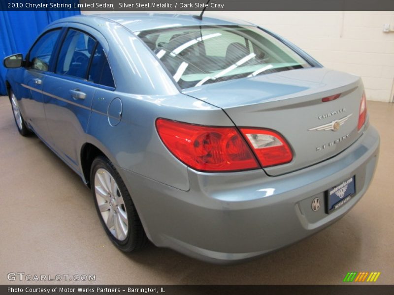 Silver Steel Metallic / Dark Slate Gray 2010 Chrysler Sebring Limited Sedan