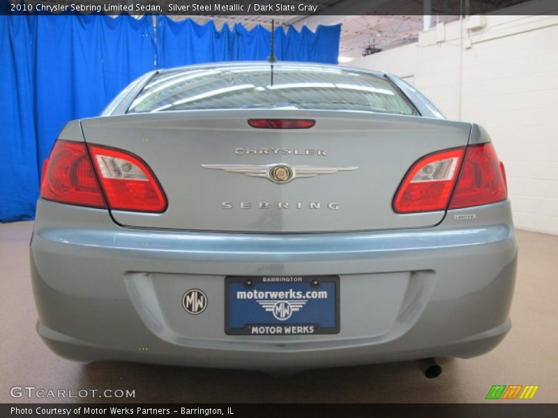 Silver Steel Metallic / Dark Slate Gray 2010 Chrysler Sebring Limited Sedan