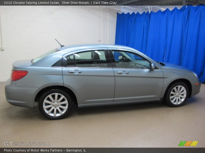 Silver Steel Metallic / Dark Slate Gray 2010 Chrysler Sebring Limited Sedan