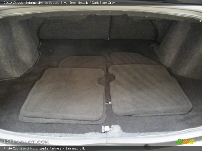 Silver Steel Metallic / Dark Slate Gray 2010 Chrysler Sebring Limited Sedan