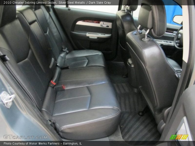 Silver Steel Metallic / Dark Slate Gray 2010 Chrysler Sebring Limited Sedan