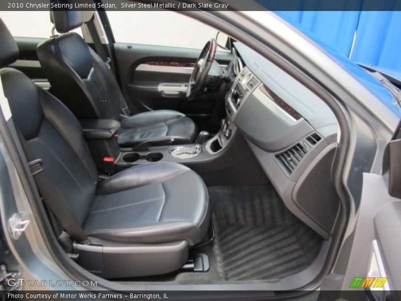 Silver Steel Metallic / Dark Slate Gray 2010 Chrysler Sebring Limited Sedan
