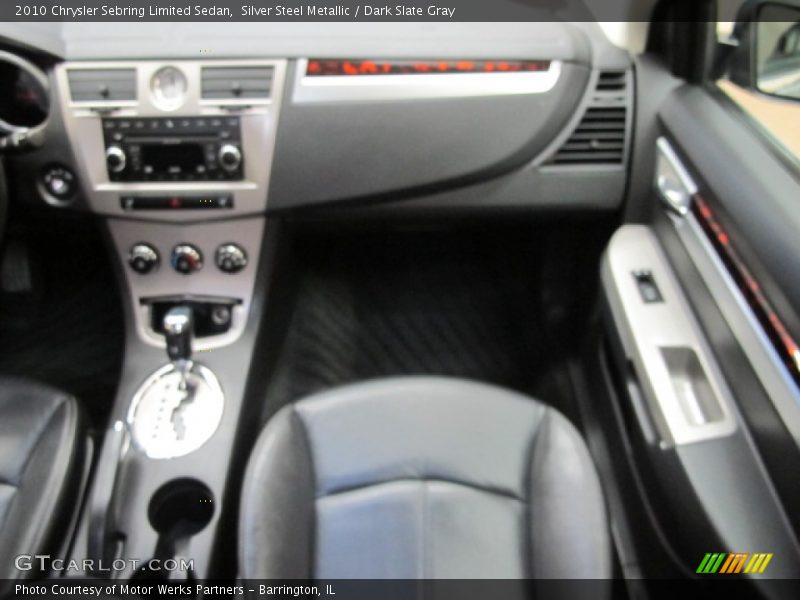 Silver Steel Metallic / Dark Slate Gray 2010 Chrysler Sebring Limited Sedan
