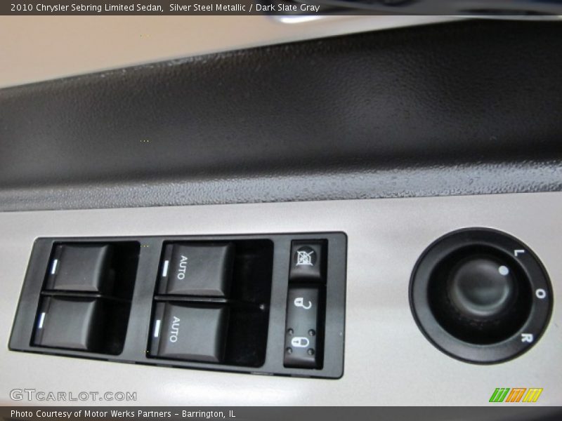 Silver Steel Metallic / Dark Slate Gray 2010 Chrysler Sebring Limited Sedan