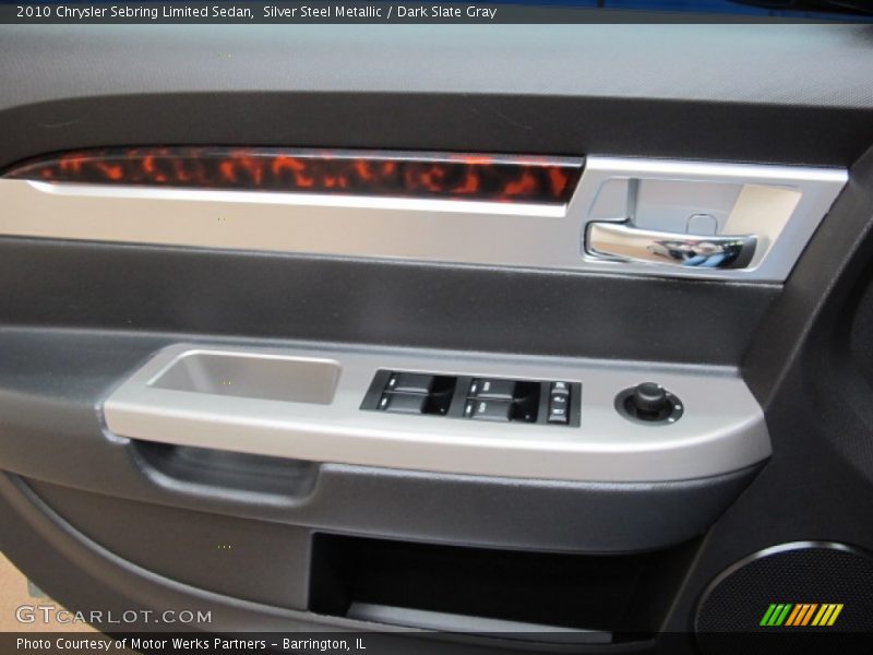 Silver Steel Metallic / Dark Slate Gray 2010 Chrysler Sebring Limited Sedan