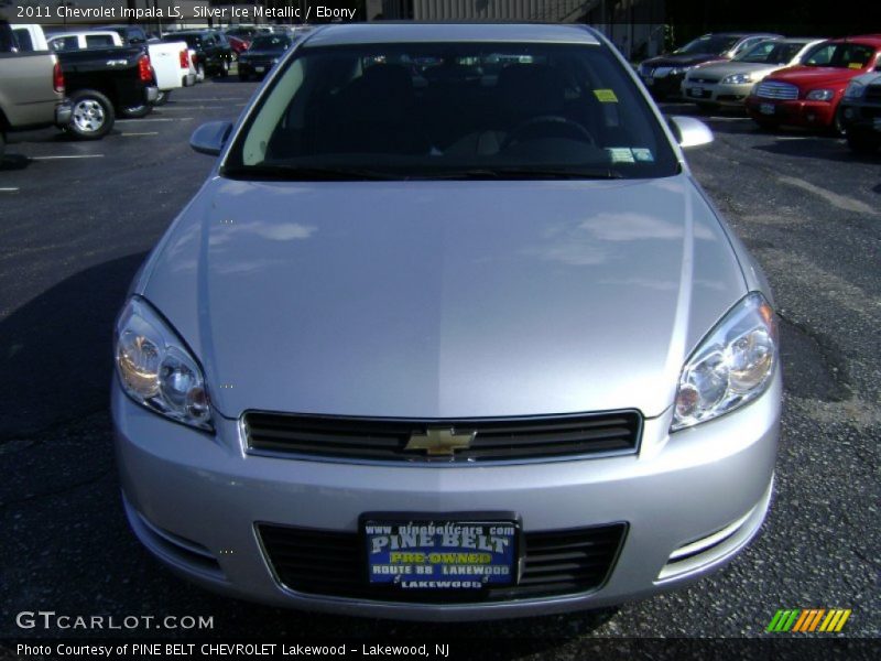 Silver Ice Metallic / Ebony 2011 Chevrolet Impala LS