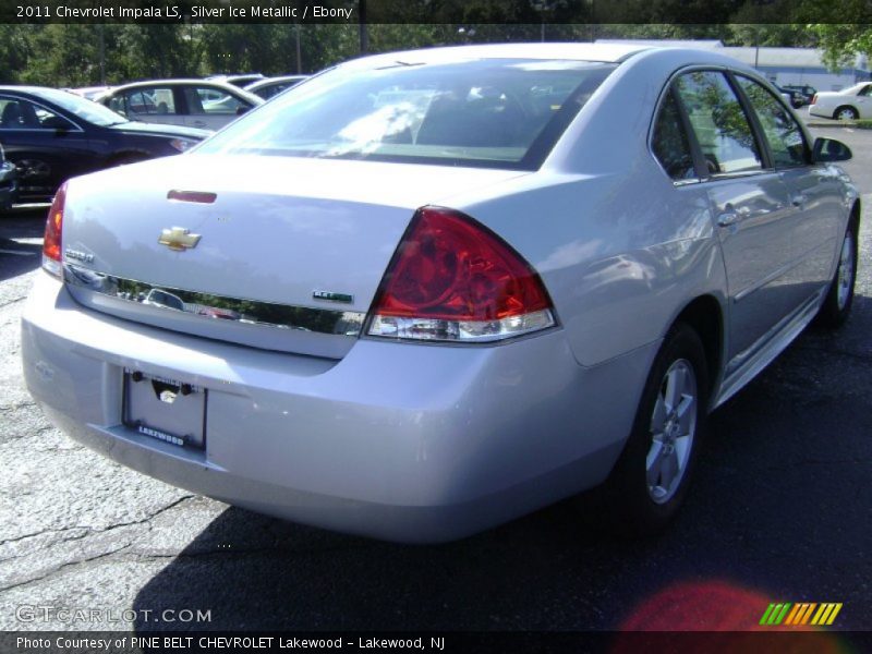 Silver Ice Metallic / Ebony 2011 Chevrolet Impala LS