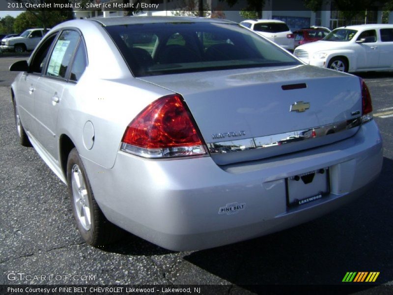 Silver Ice Metallic / Ebony 2011 Chevrolet Impala LS