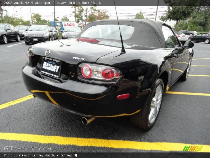Brilliant Black / Black 2008 Mazda MX-5 Miata Sport Roadster