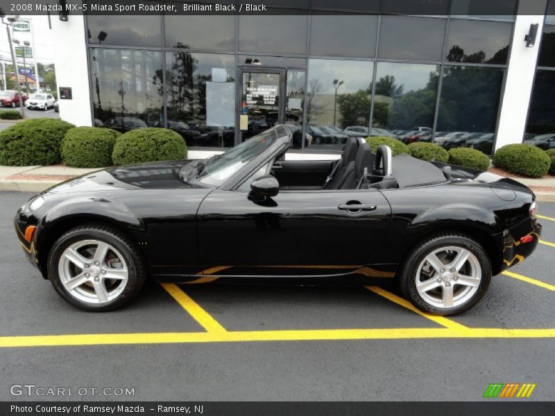  2008 MX-5 Miata Sport Roadster Brilliant Black