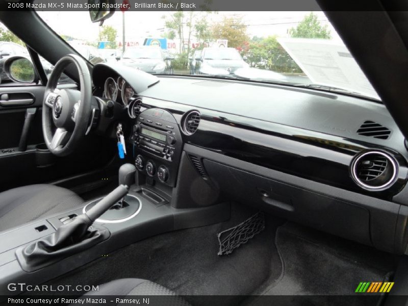  2008 MX-5 Miata Sport Roadster Black Interior