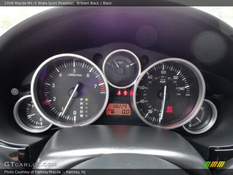  2008 MX-5 Miata Sport Roadster Sport Roadster Gauges